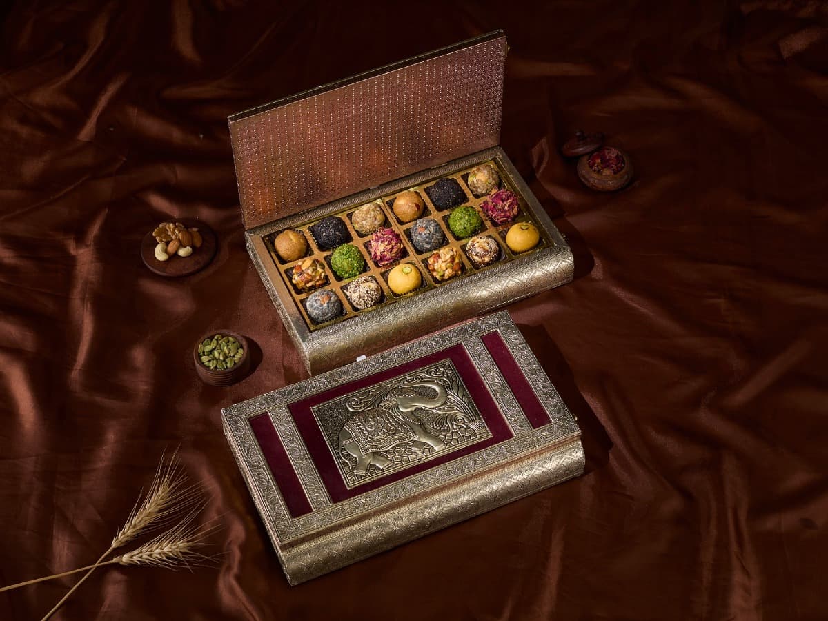 Premium packaging detail, macro