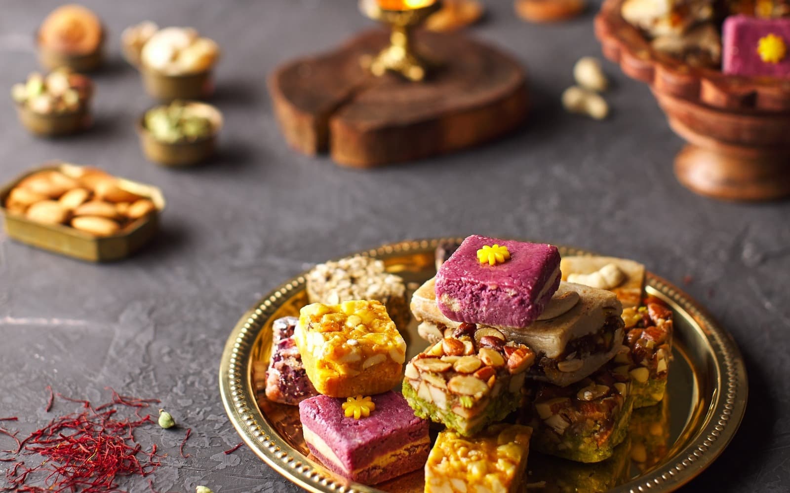 Kaju, badam, kesar — weighed, not estimated