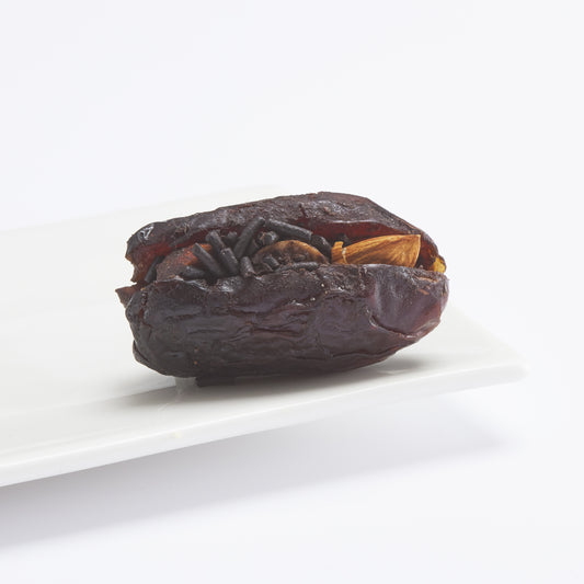 Roasted Almond Chocolate Dates