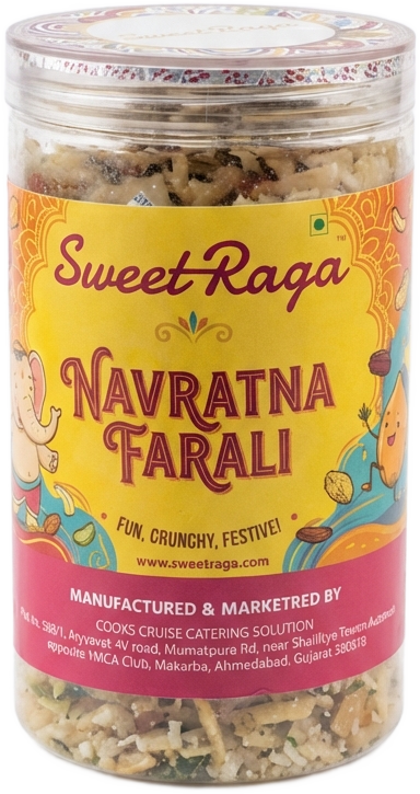 Sweetraga Navratna Farali - Fasting Special Namkeen Mix
