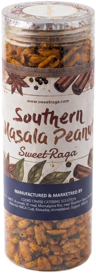Sweetraga Southern Masala Peanut - Spicy Groundnut Snack