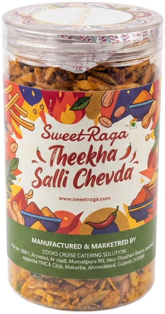 Sweetraga Teekha Salli Chevda - Spicy Gujarati Namkeen